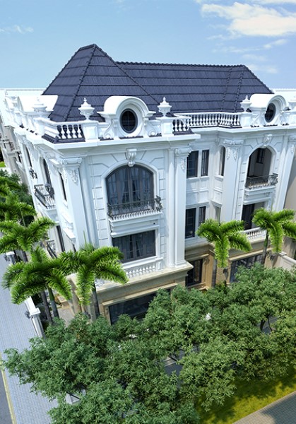  Thi công biệt thự sang trọng tại khu đô thị Xuân Phương