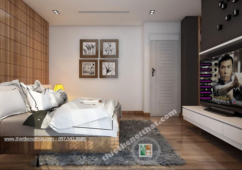 Thiết kế nội thất phòng ngủ biệt thự sang trọng, đẳng cấp