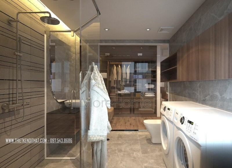 Thiết kế phòng tắm nhà biệt thự đẹp, sang trọng