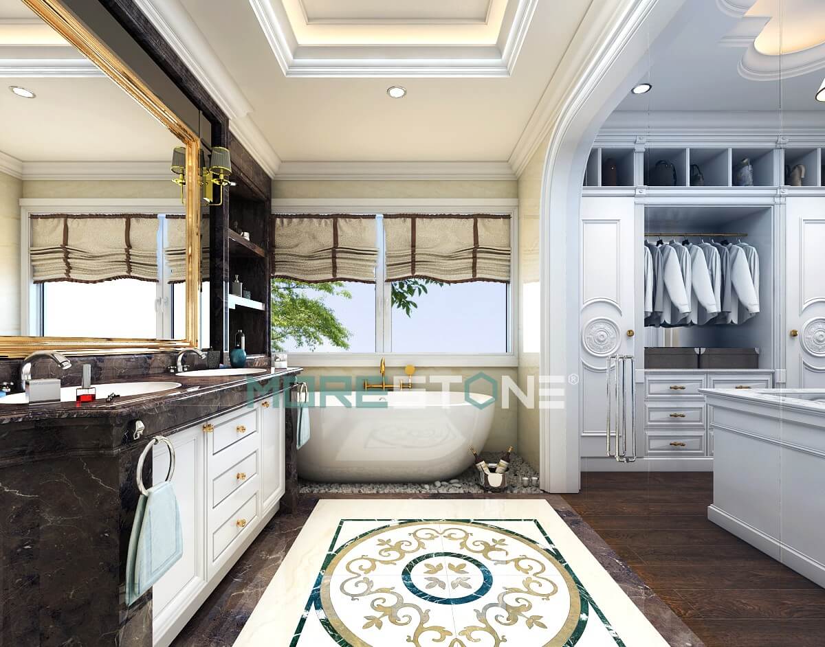 Thiết kế phòng tắm nhà biệt thự đẹp, sang trọng
