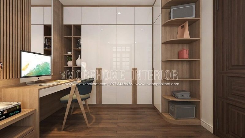 Mẫu tủ quần áo biệt thự cho phòng ngủ