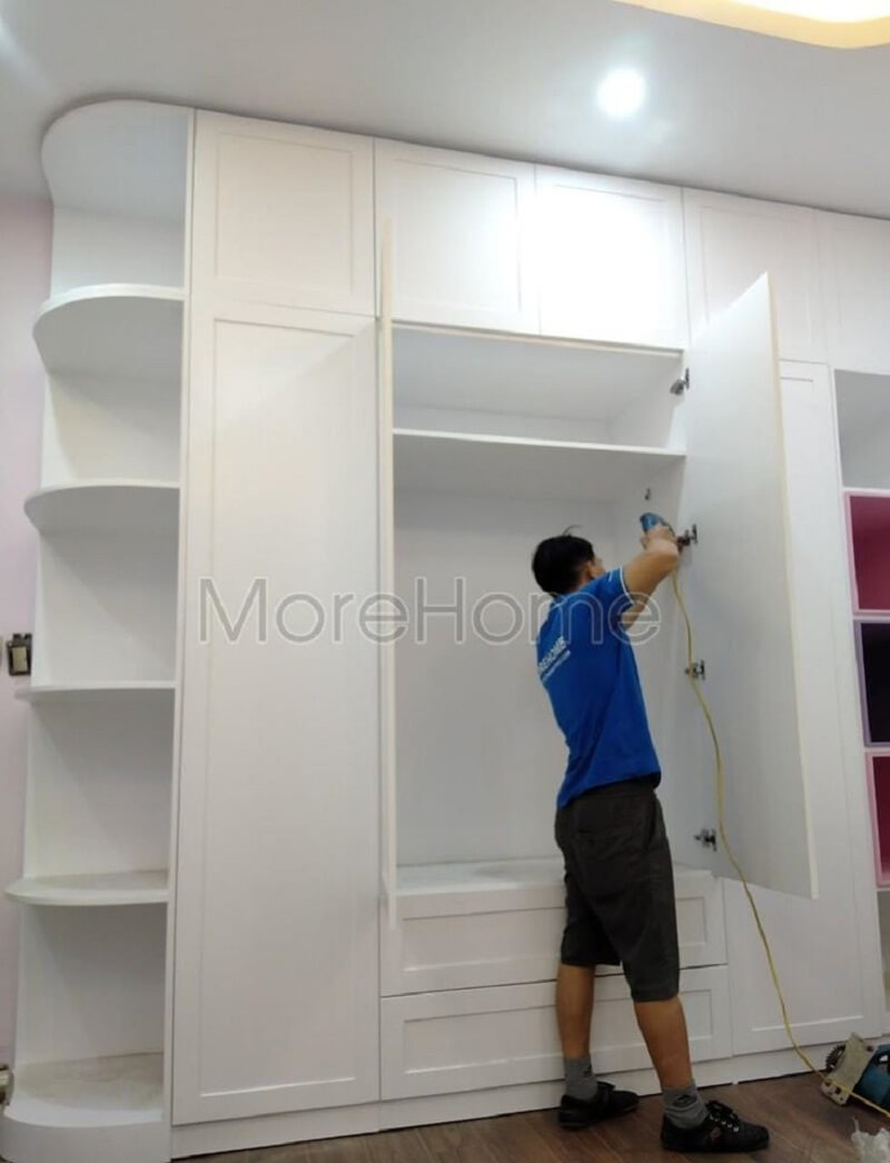 Mẫu tủ quần áo biệt thự cho phòng ngủ