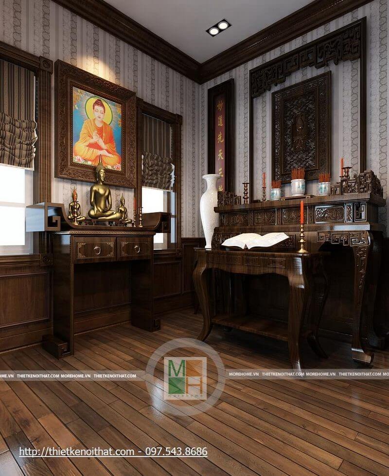 Phòng thờ biệt thự