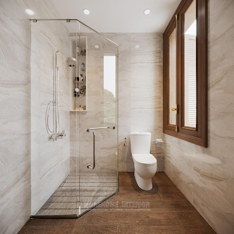 Thiết kế phòng tắm biệt thự