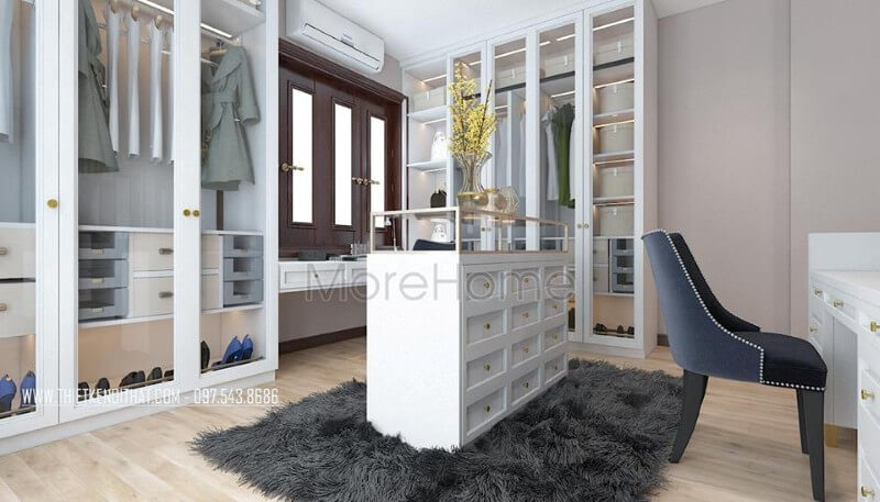 Tủ quần áo biệt thự