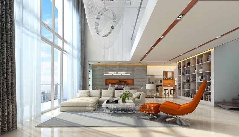 Phòng khách trở nên rộng rãi, tiện nghi hơn với mẫu Sofa L hiện đại bọc da Mẫu sofa đẹp cho nhà biệt thự