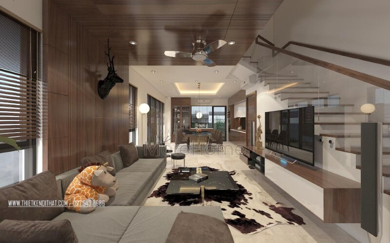 Thiết kế phòng khách biệt thự