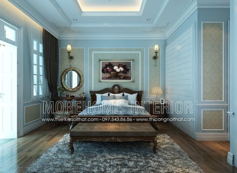 Những ý tưởng thiết kế nội thất phòng ngủ biệt thự đẹp đến mê mẩn