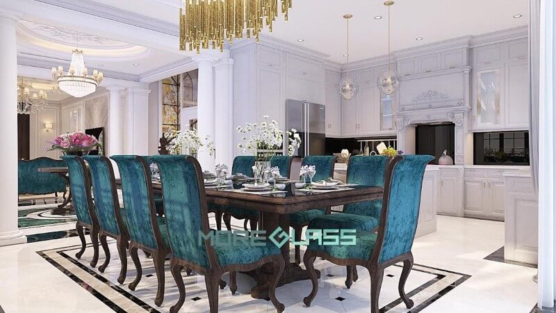 Thiết kế phòng bếp biệt thự cao cấp