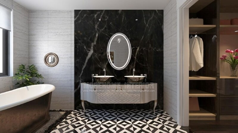 Thiết kế phòng tắm biệt thự