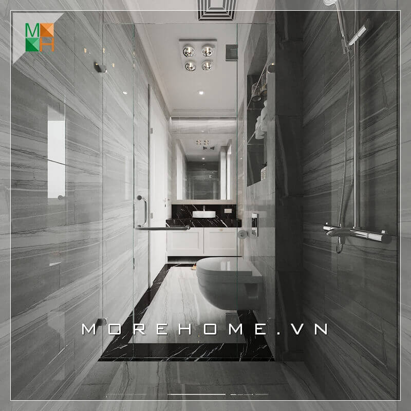 Thiết kế phòng tắm biệt thự