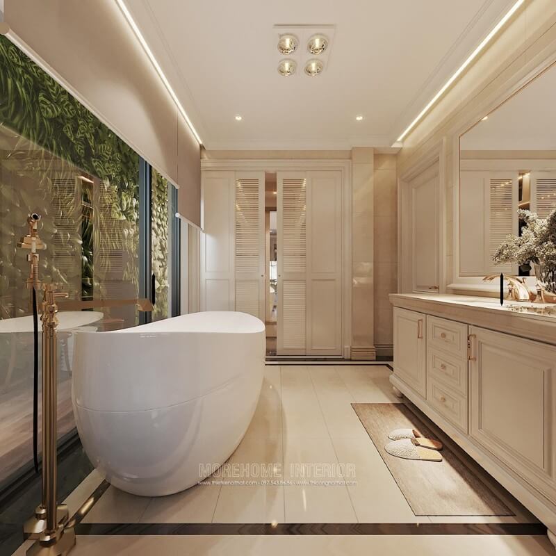 Thiết kế phòng tắm biệt thự