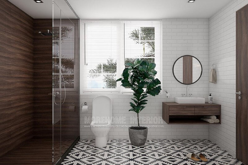 Thiết kế phòng tắm biệt thự