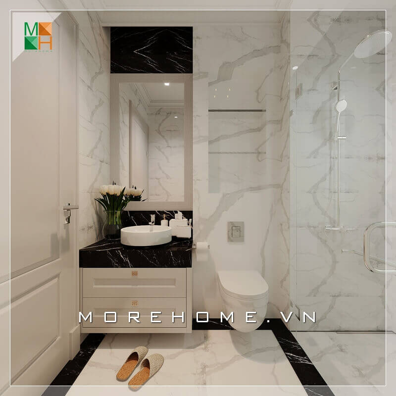 Thiết kế phòng tắm biệt thự