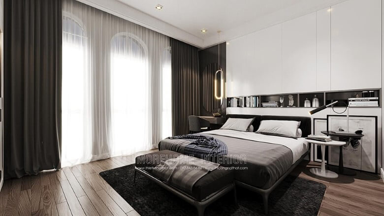 Thiết kế phòng ngủ biệt thự hiện đại