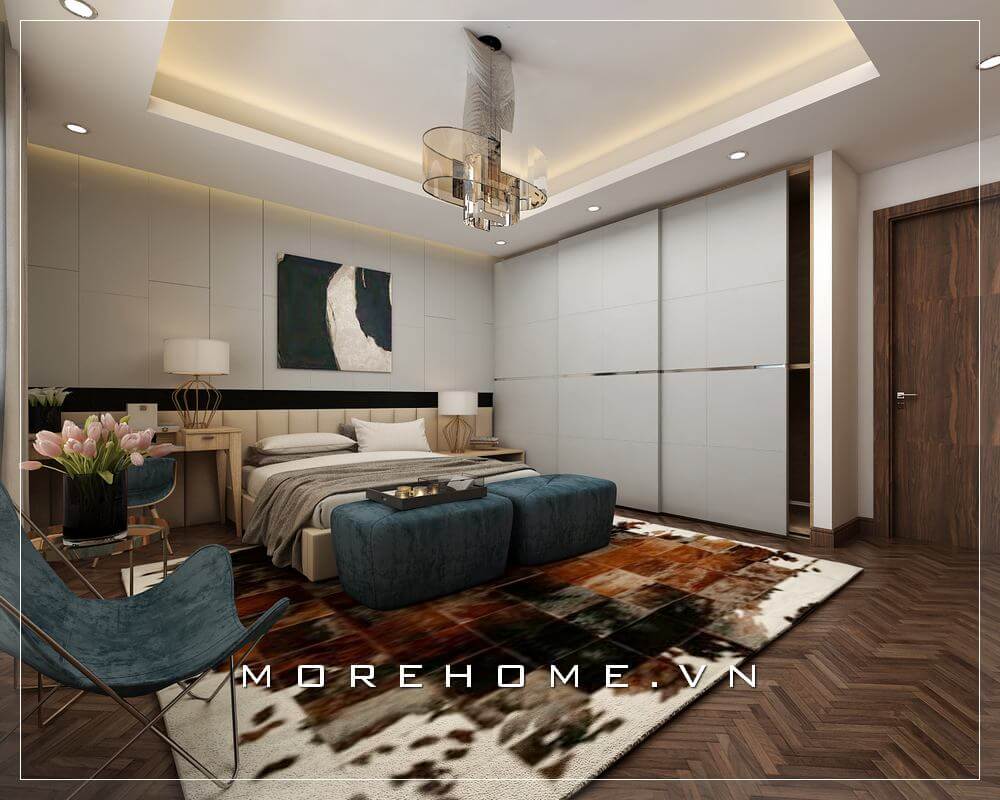 Thiết kế phòng ngủ biệt thự hiện đại