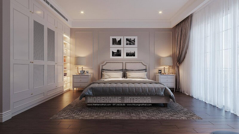 Thiết kế phòng ngủ biệt thự