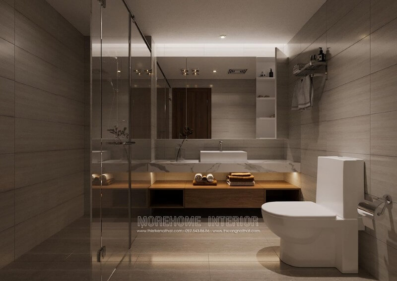 Thiết kế phòng tắm biệt thự