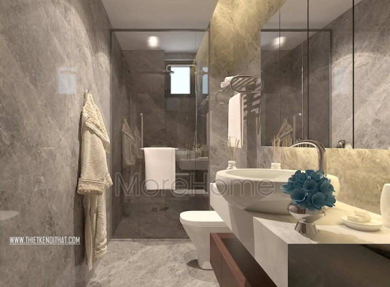 Thiết kế phòng tắm biệt thự
