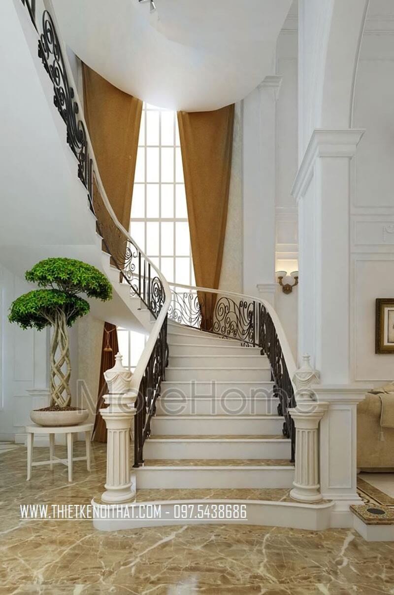 Cầu thang biệt thự