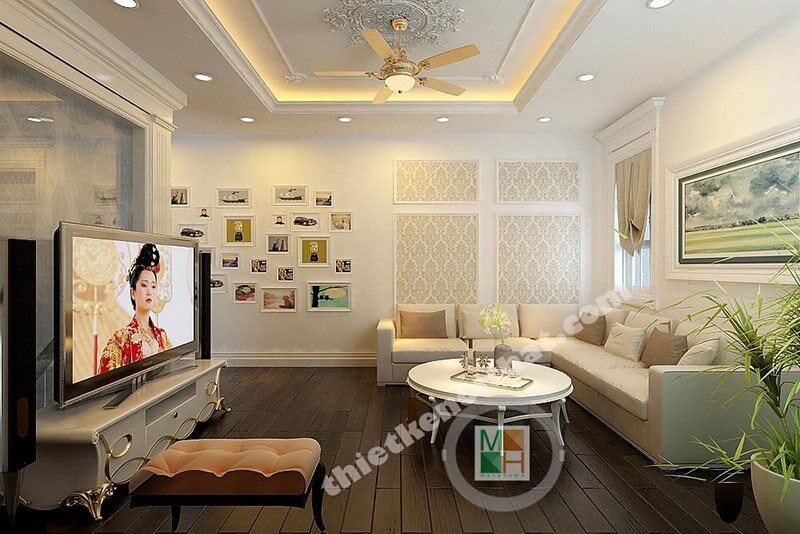 Thiết kế phòng khách biệt thự