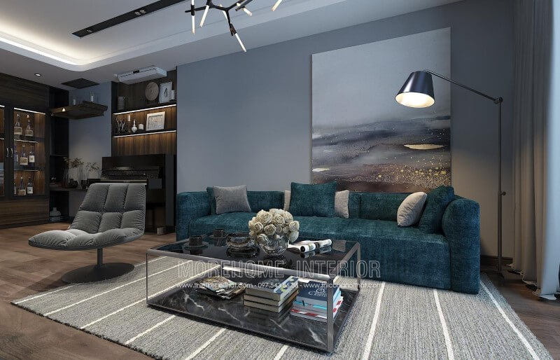 Thiết kế phòng khách biệt thự