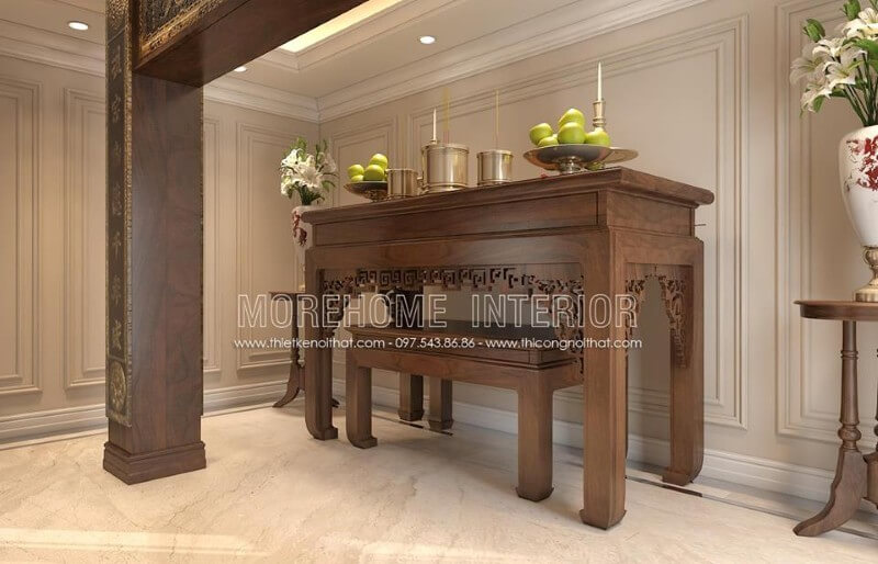 Bàn thờ biệt thự