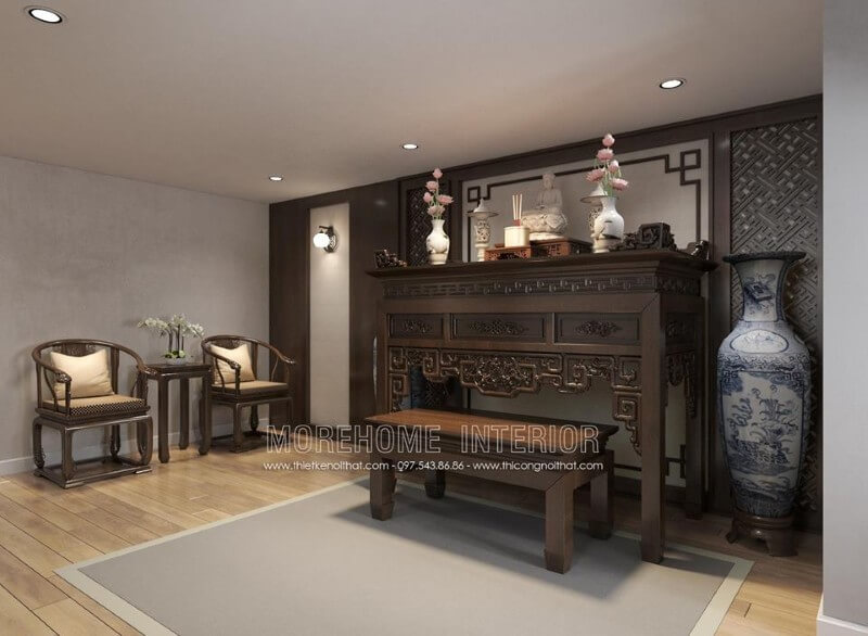 Bàn thờ biệt thự