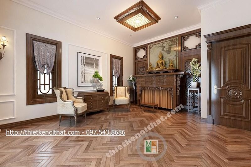 Bàn thờ biệt thự