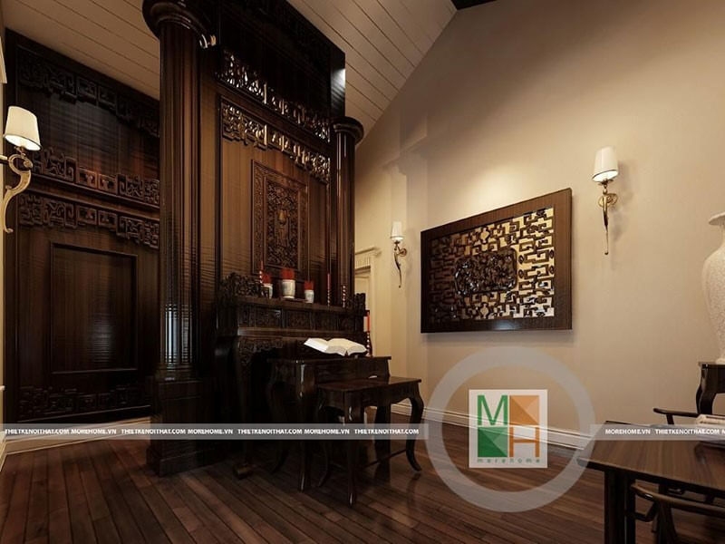 Bàn thờ biệt thự