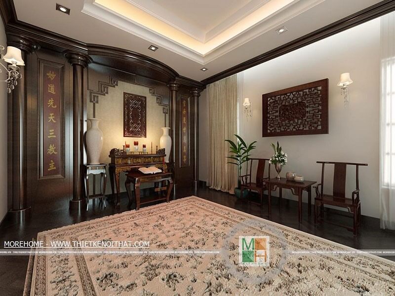 Bàn thờ biệt thự