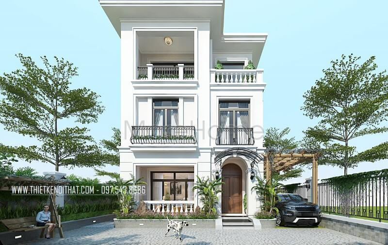 thiết kế biệt thự hiện đại