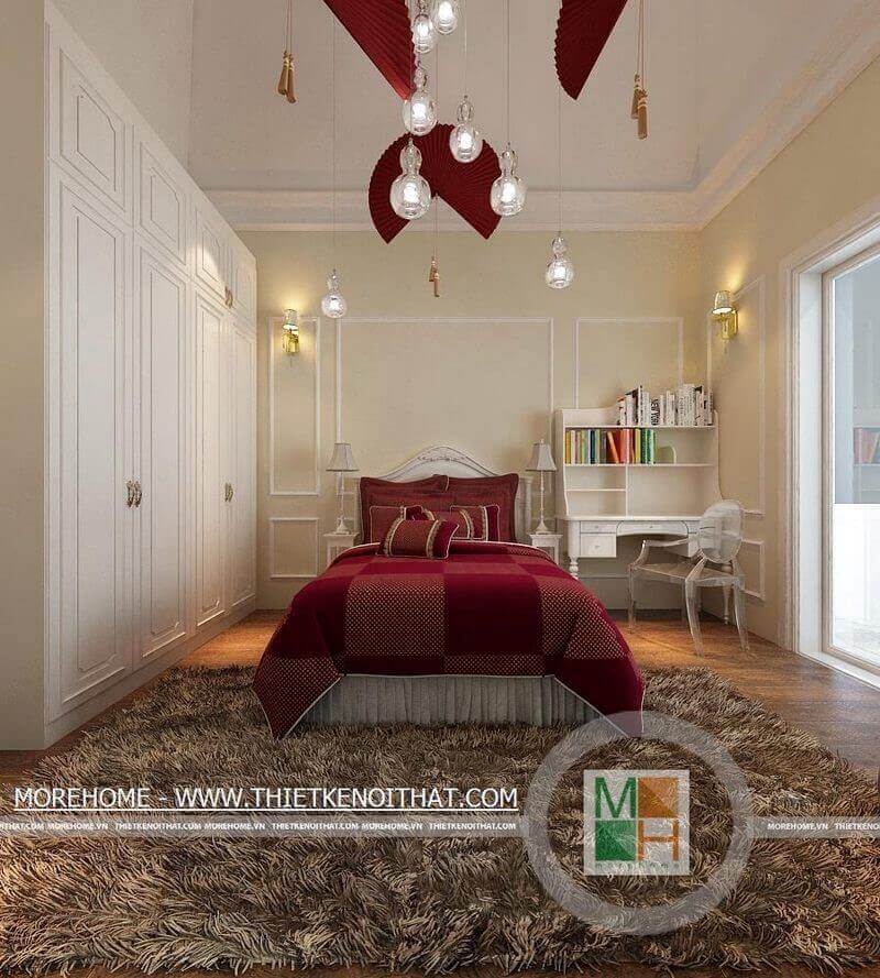 Thiết kế phòng ngủ biệt thự đẹp
