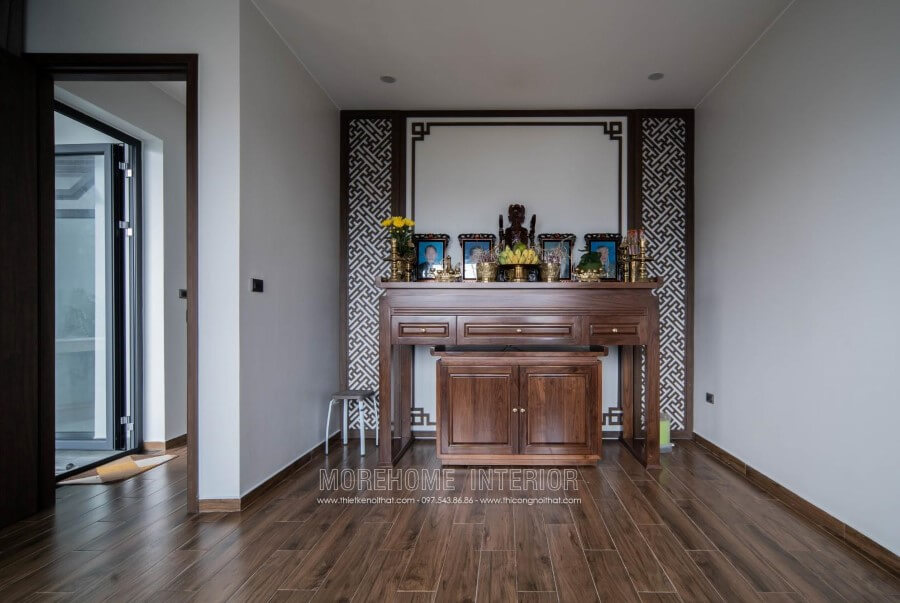 Phòng thờ biệt thự