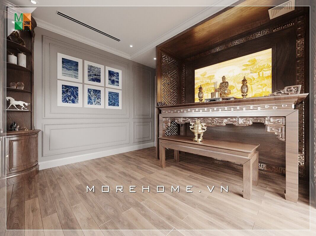 Phòng thờ biệt thự